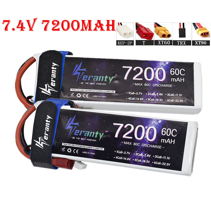 Rc Helicopter Coaxial - Akumulator LiPo 7200MAH 7.4V 60C 2S