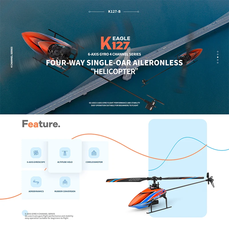 WLtoys K127 – helikopter zdaln – Rc Helicopter Blade recenzja i cena