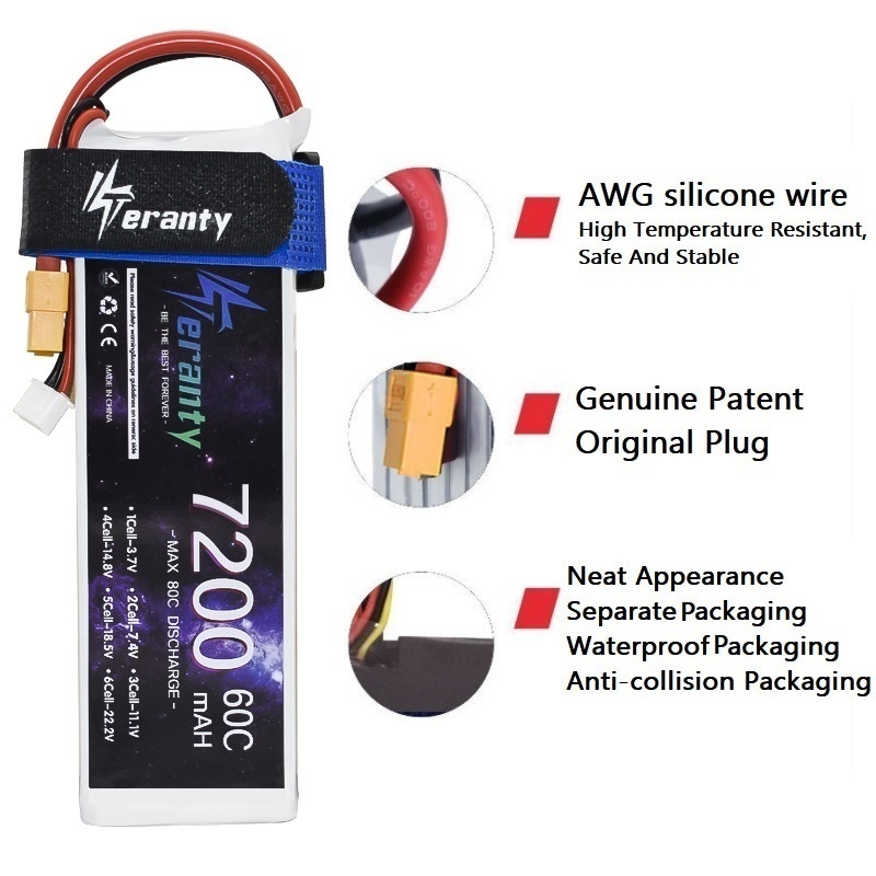 Akumulator LiPo 7200MAH 7.4V 6 – Rc Helicopter Coaxial recenzja i cena